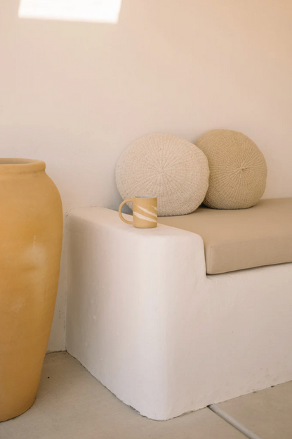 Almohadón Clásico Redondo | Natural