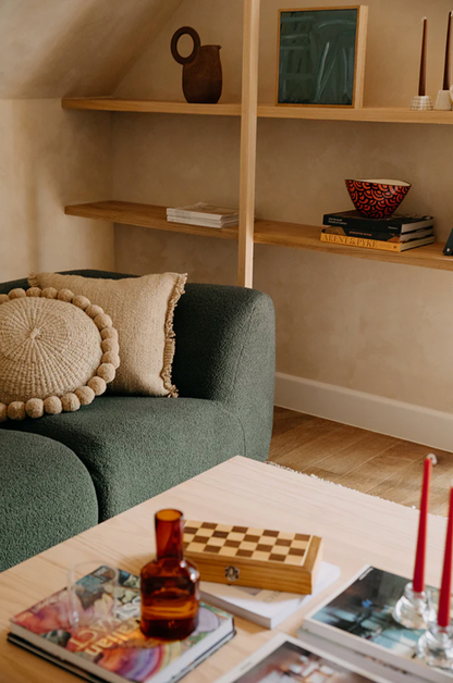 Almohadón Clásico Flecos | Sand