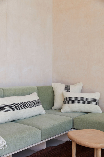 Almohadón Rosana | Natural & Black