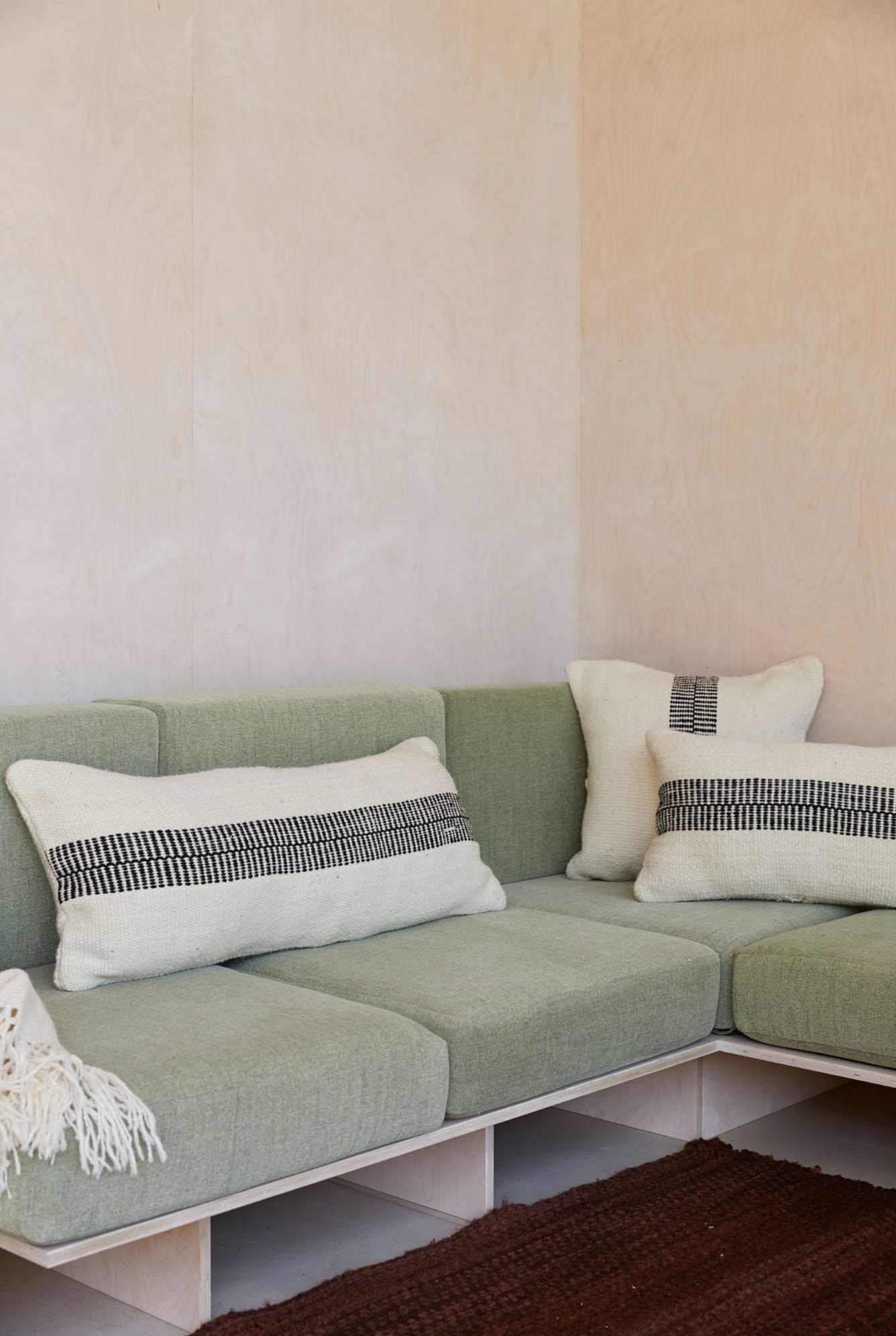 Almohadón Rosana Lumbar XL | Natural & Black