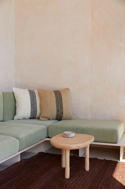 Almohadón Rosana | Sand & Black