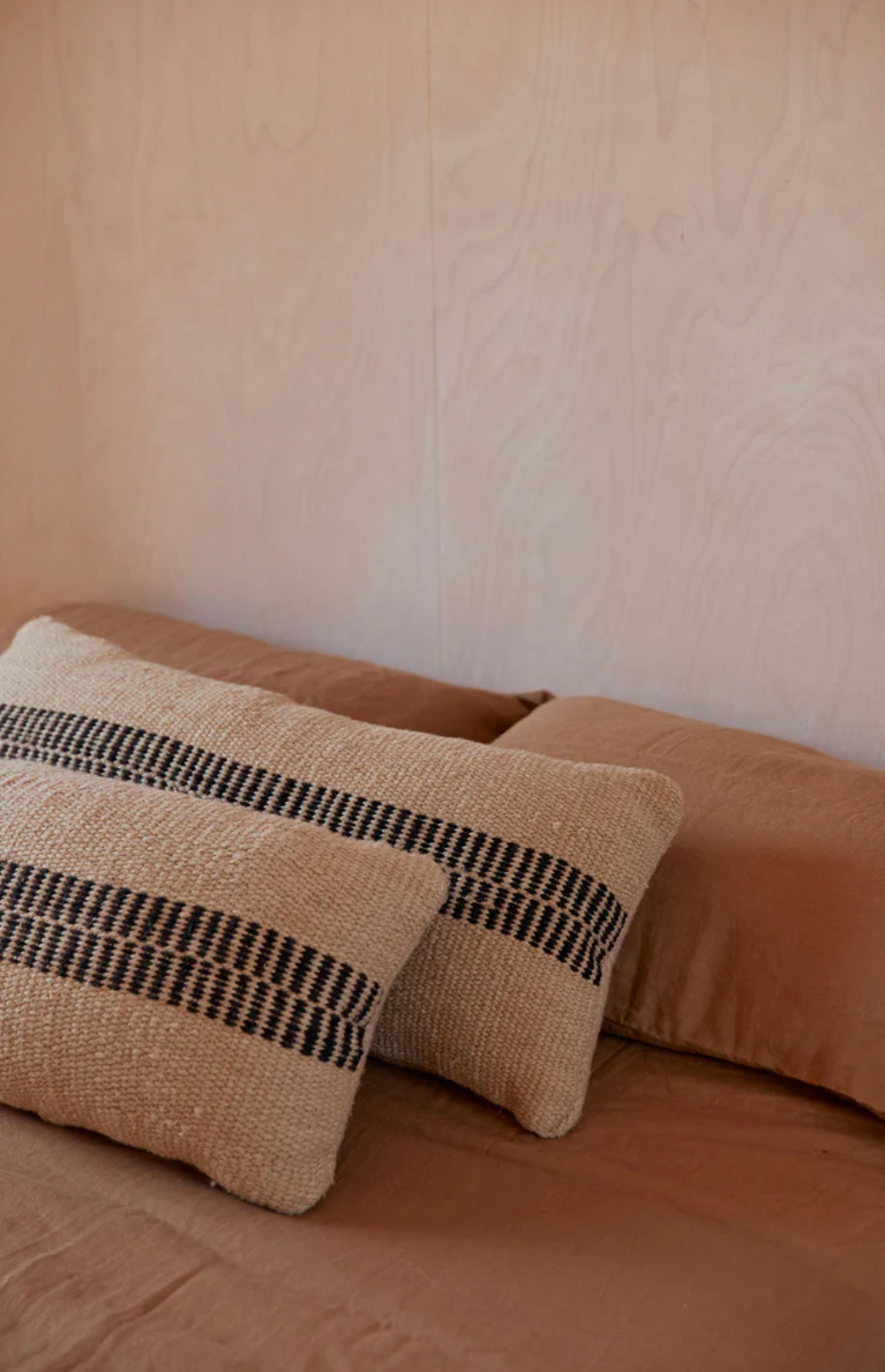 Almohadón Rosana Lumbar XL | Sand & Black