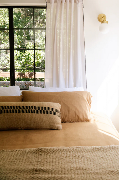 Almohadón Rosana Lumbar XL | Sand & Black