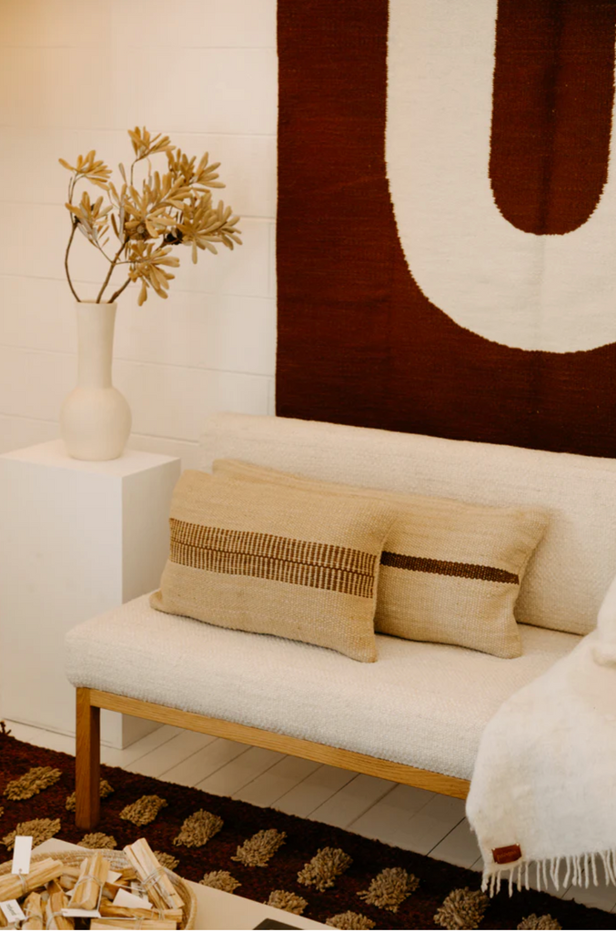 Almohadón Rosana Lumbar | Sand & Rust