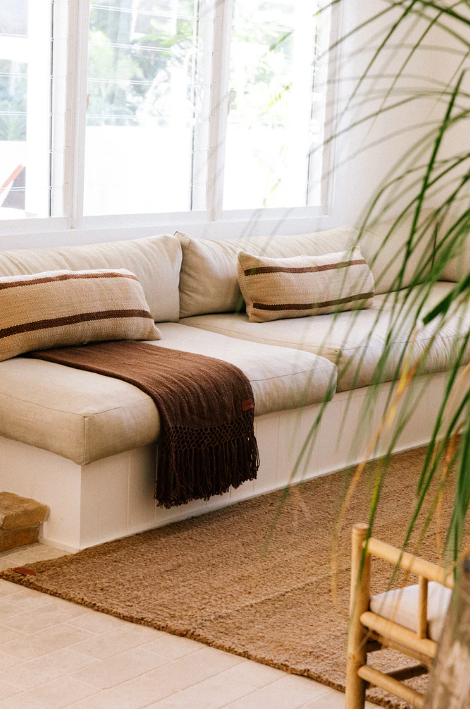 Almohadón Tomasa Lumbar XL | Sand & Rust