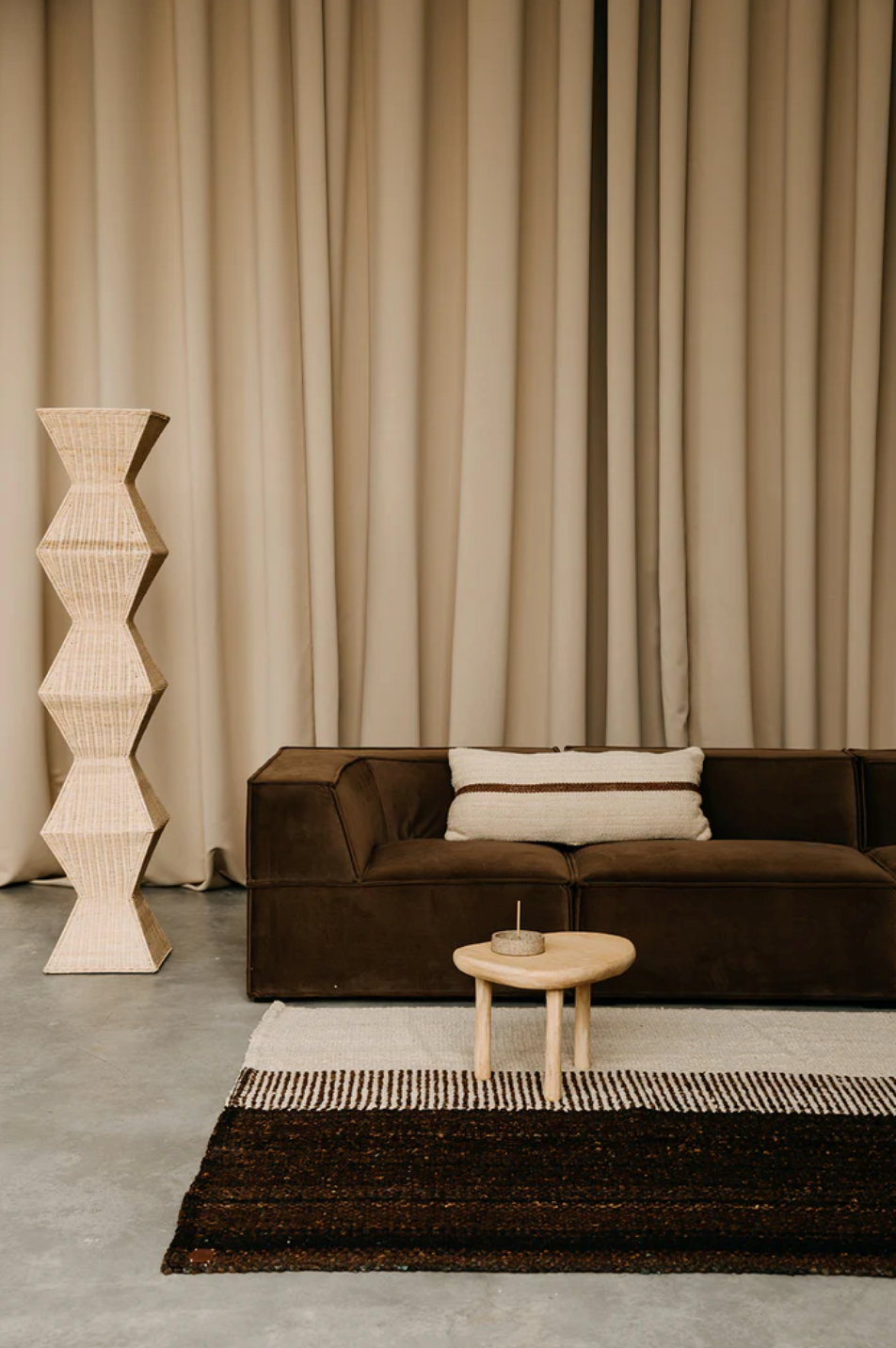 Almohadón Lola Lumbar XL | Sand & Rust