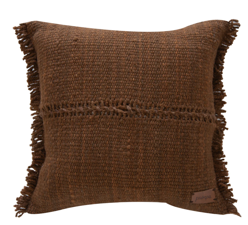 Almohadón Clásico Flecos | Rust