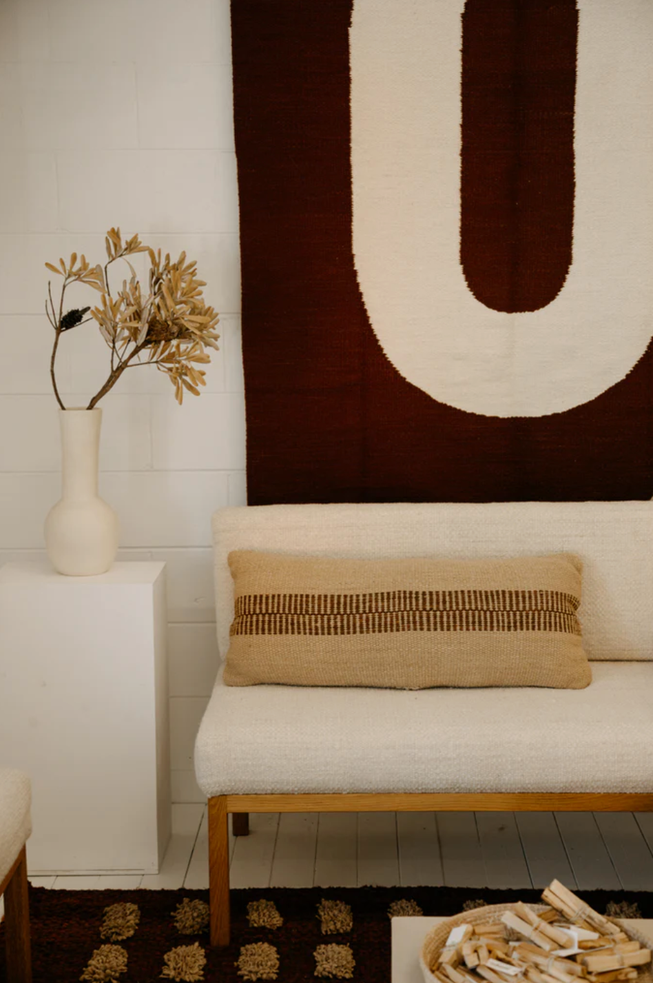 Almohadón Rosana Lumbar XL | Sand & Rust