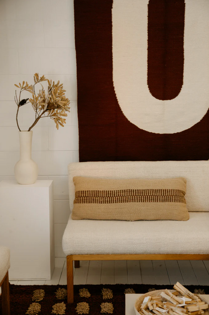 Almohadón Rosana Lumbar XL | Sand & Rust