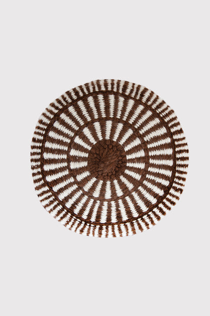 Almohadón Sierra | Chocolate & Natural