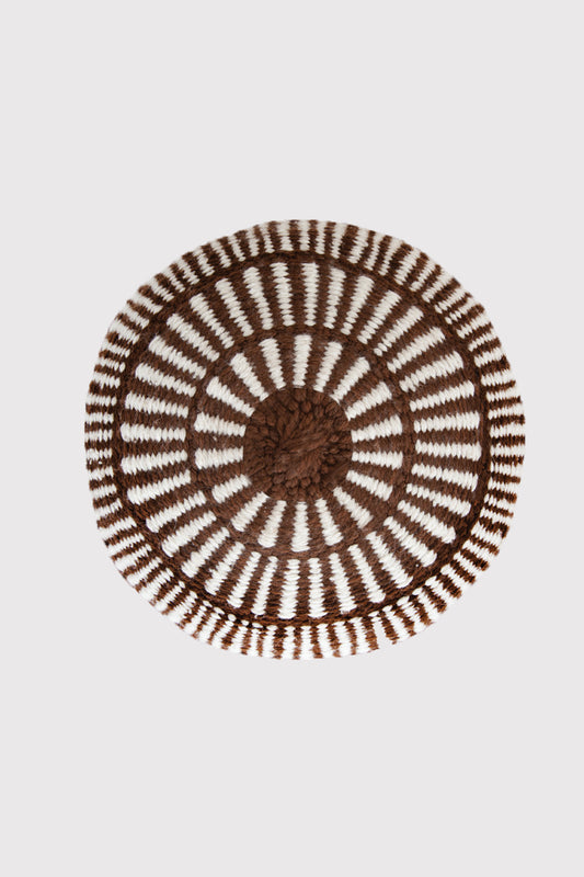 Almohadón Sierra | Chocolate & Natural