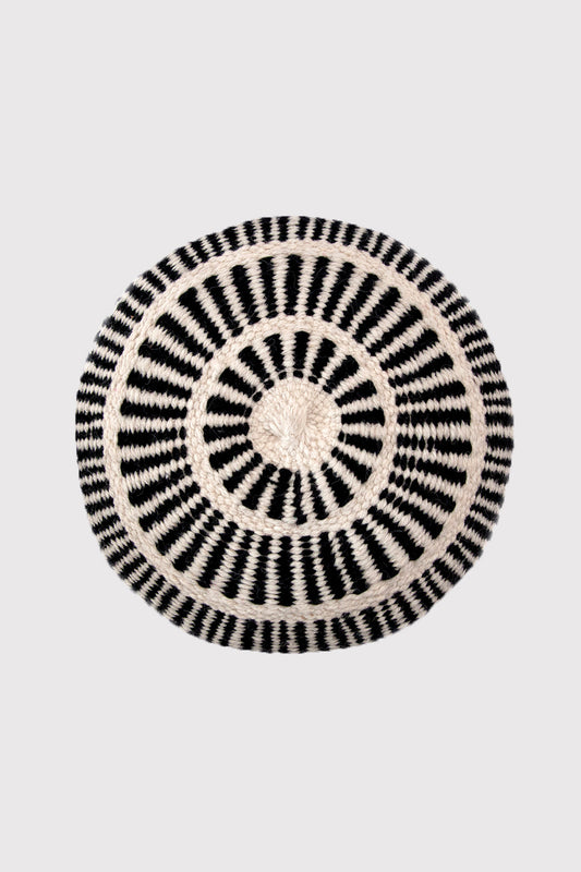 Almohadón Sierra | Negro & Natural