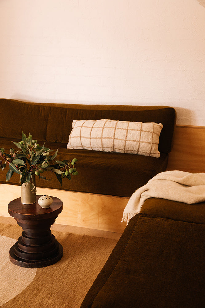 Almohadón Sara Lumbar XL | Sand & Natural