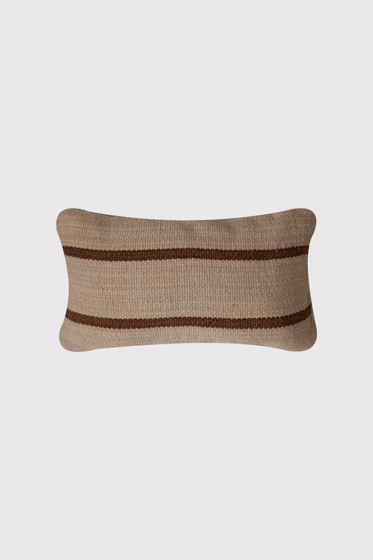 Almohadón Tomasa Lumbar | Arena & Chocolate