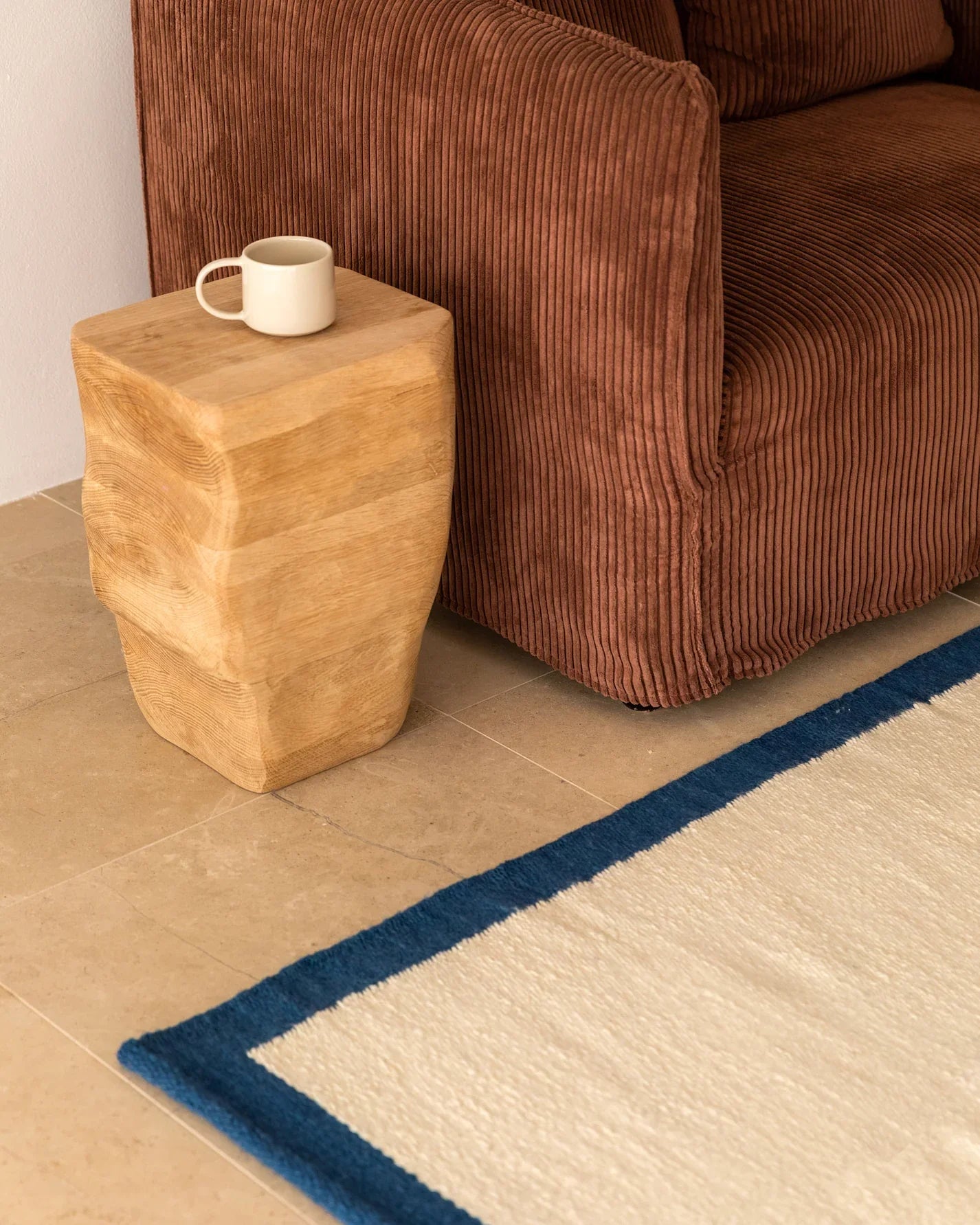 Alexandra | Natural & Sea Blue