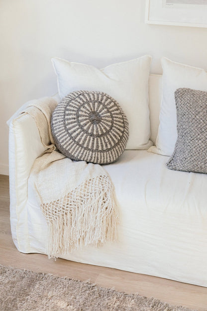 Almohadón Sierra | Gris & Natural