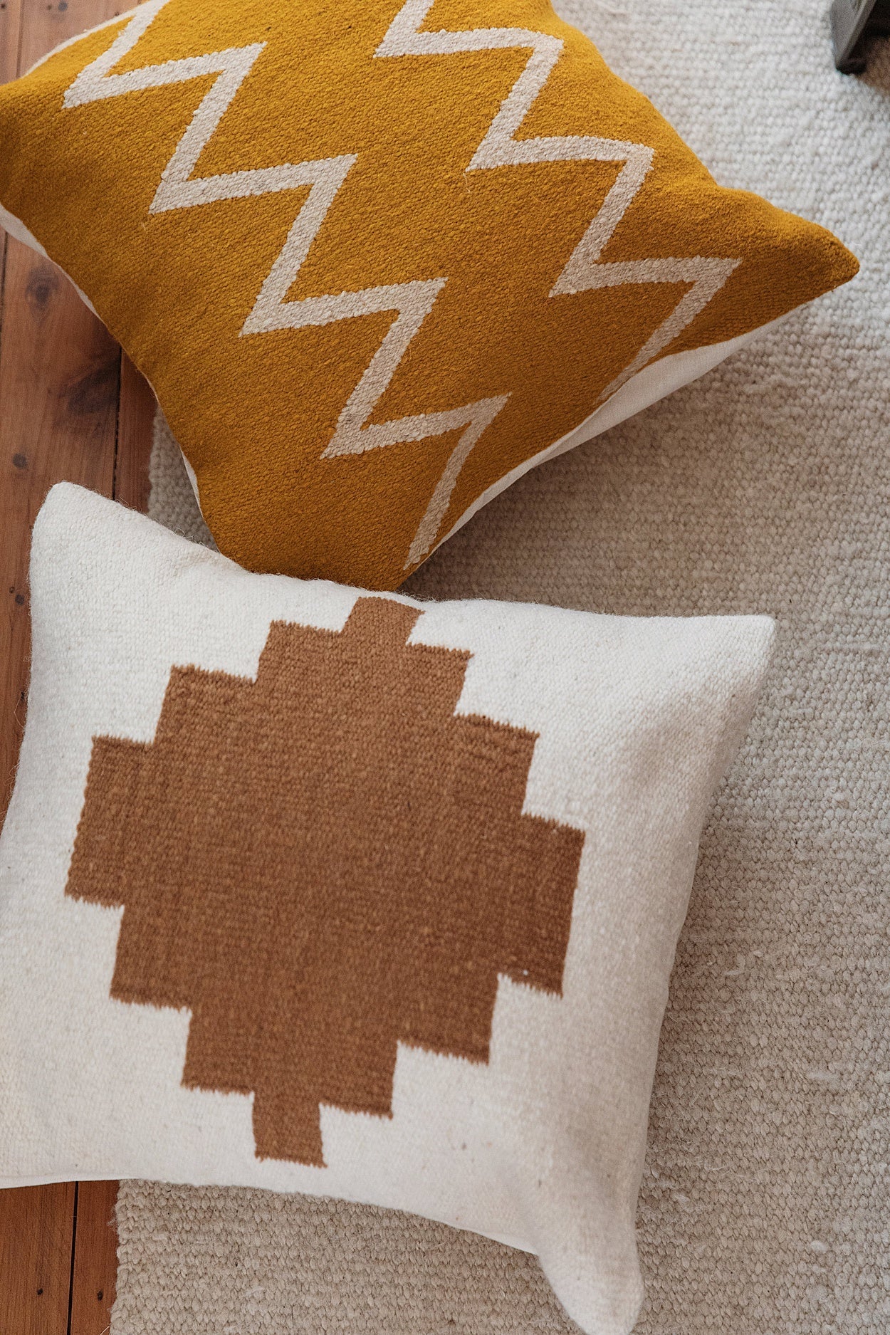 Almohadón Etnico #1 | Natural & Latte