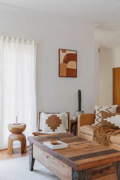 Almohadón Etnico #1 | Natural & Latte