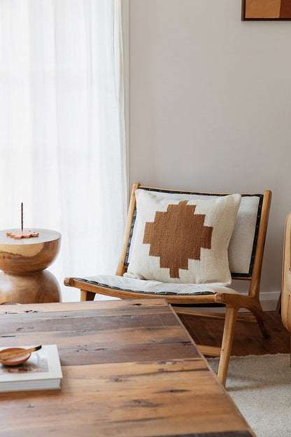 Almohadón Etnico #1 | Natural & Latte