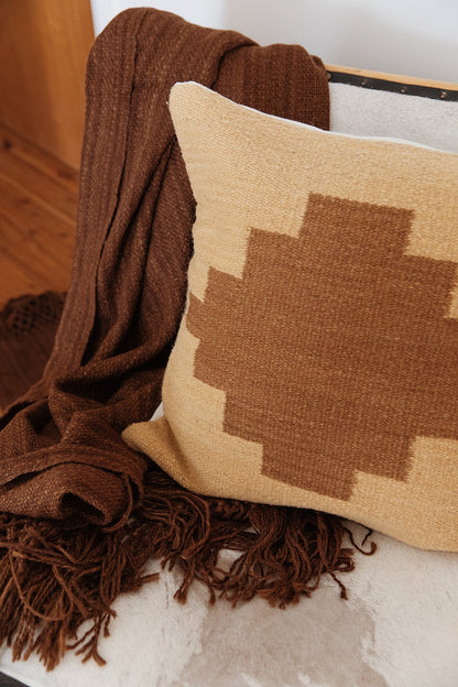Almohadón Etnico #1 | Camel & Latte