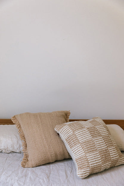 Almohadón Clásico Flecos | Arena