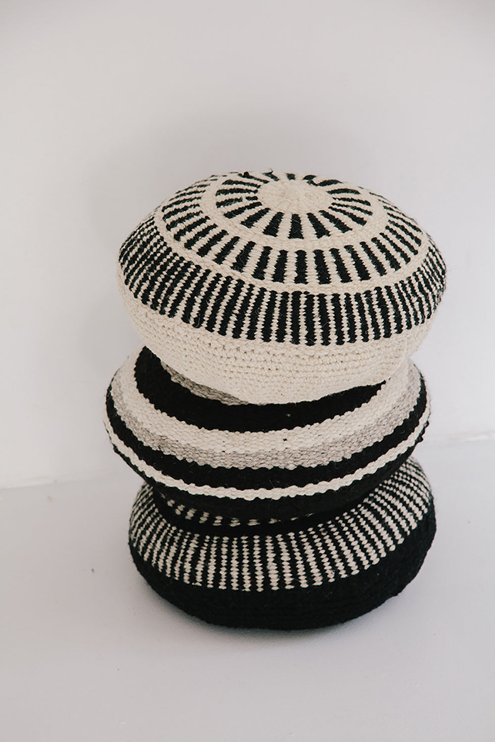 Almohadón Sierra | Natural & Negro