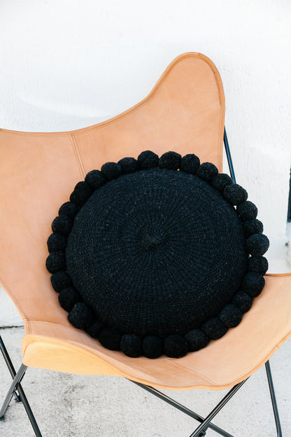 Almohadón Clásico Grande #1 | Negro