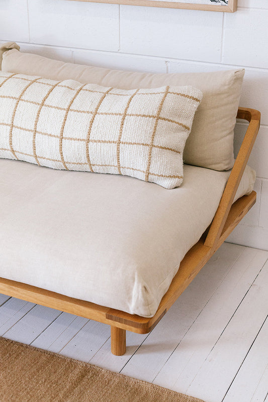 Almohadón Sara Lumbar XL | Sand & Natural