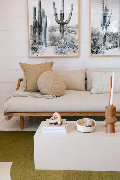 Almohadón Clásico Flecos | Arena