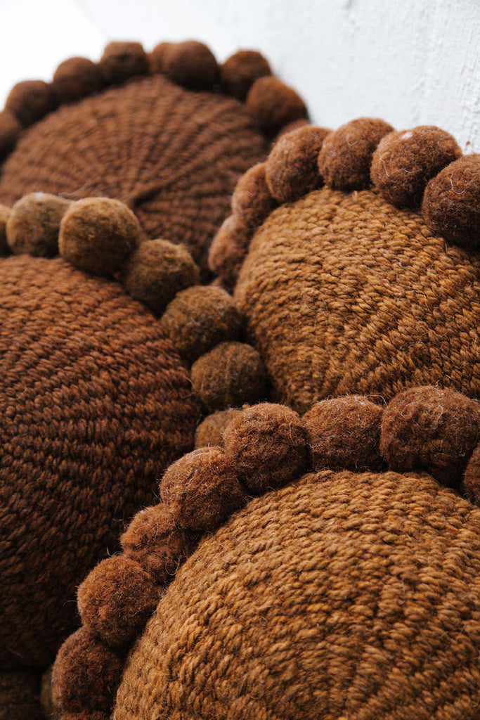 Almohadón Clásico Pom Pom Mini | Rust
