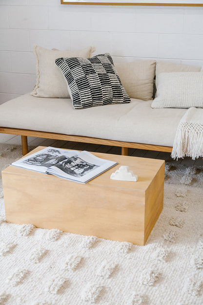 Almohadón Lara | Natural & Negro