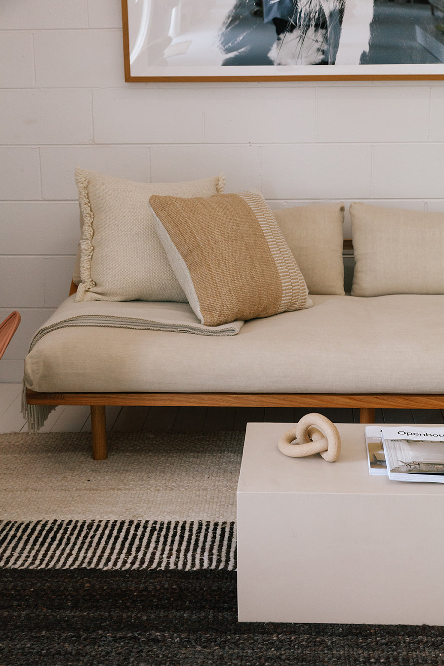 Almohadón María | Arena & Natural