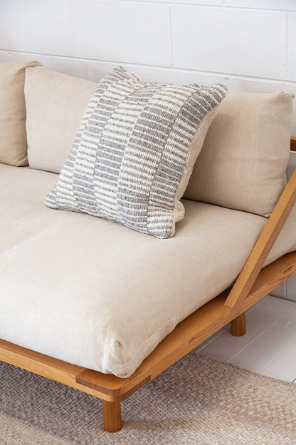 Almohadón Lara | Gris & Natural