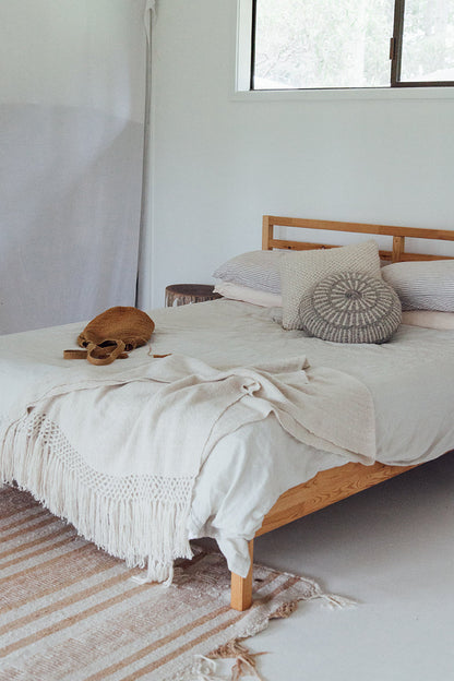 Almohadón Sierra | Gris & Natural