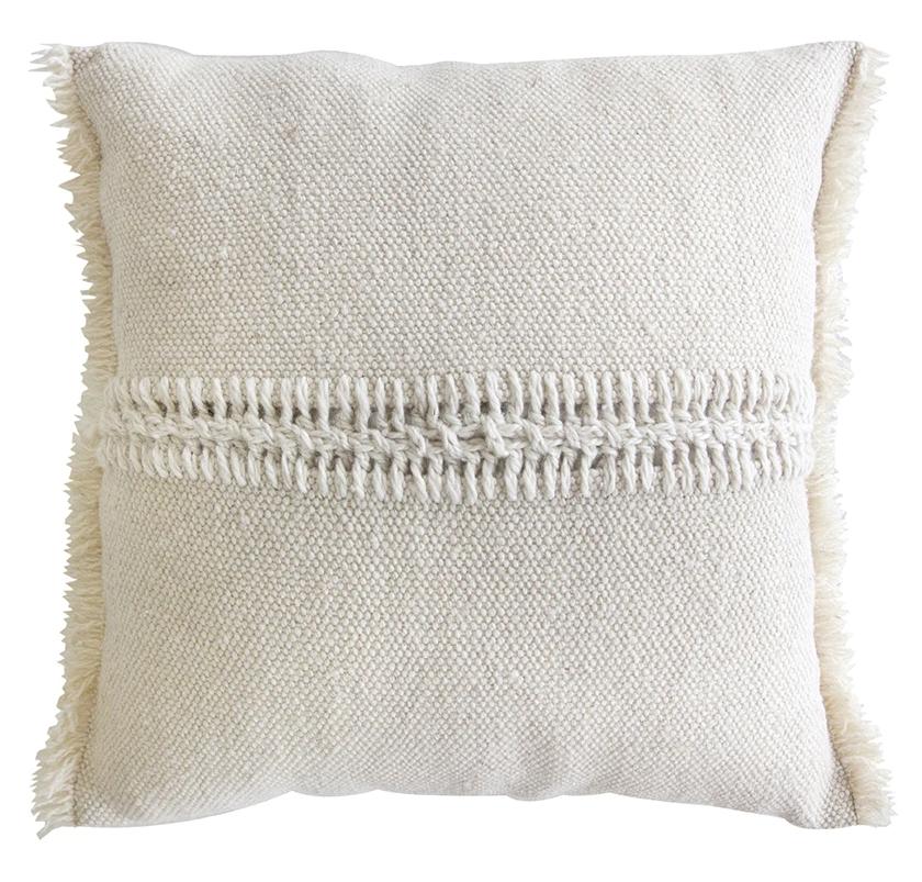 Almohadón Clásico Flecos | Natural