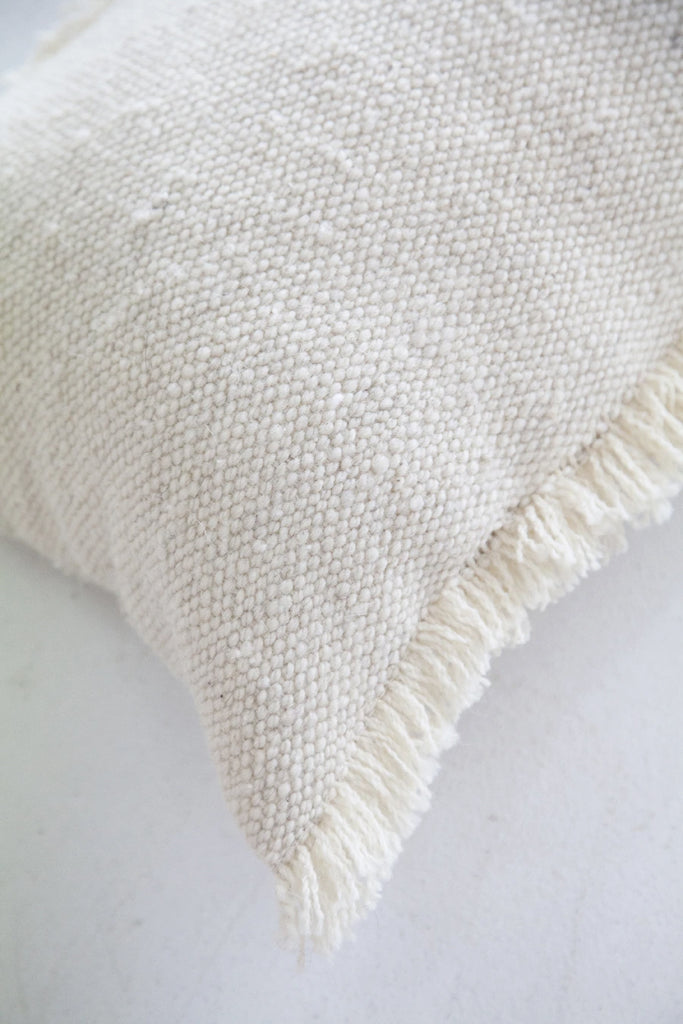 Almohadón Clásico Flecos Lumbar | Natural