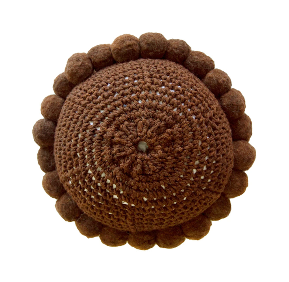 Almohadón Clásico Pom Pom Mini | Rust