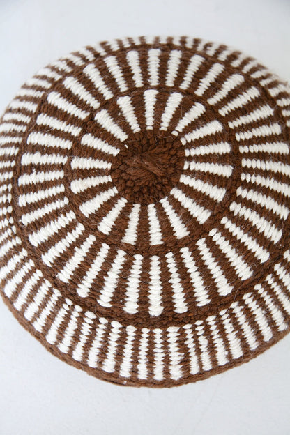 Almohadón Sierra | Chocolate & Natural