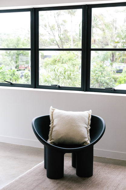 Almohadón Clásico Flecos | Natural