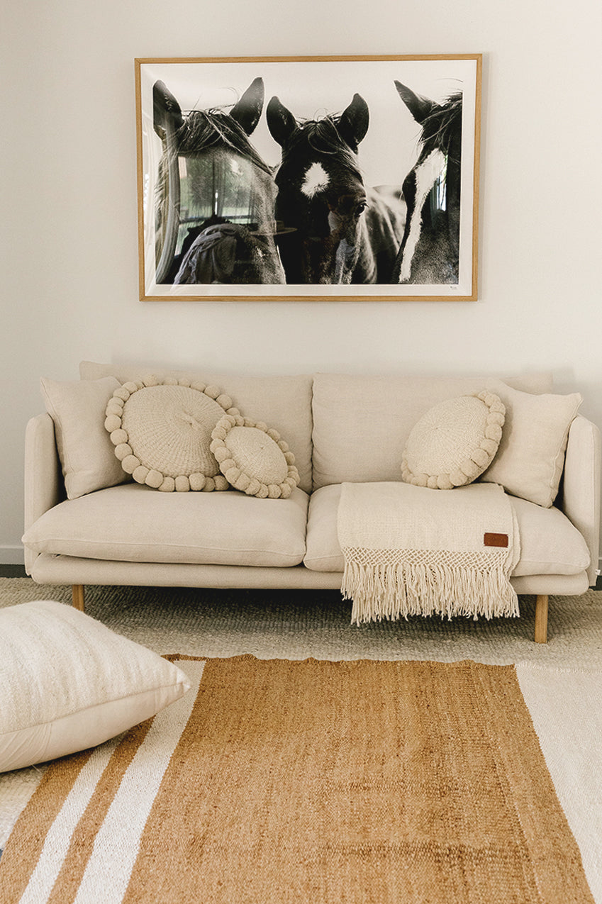 Almohadón Clásico Grande #1 | Natural